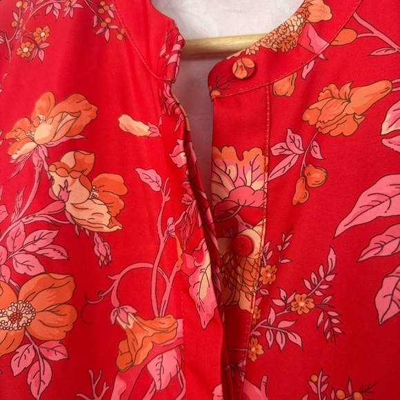 Tuckernuck Vida De Las Flores Royal Shirt Dress - Picture 9 of 12